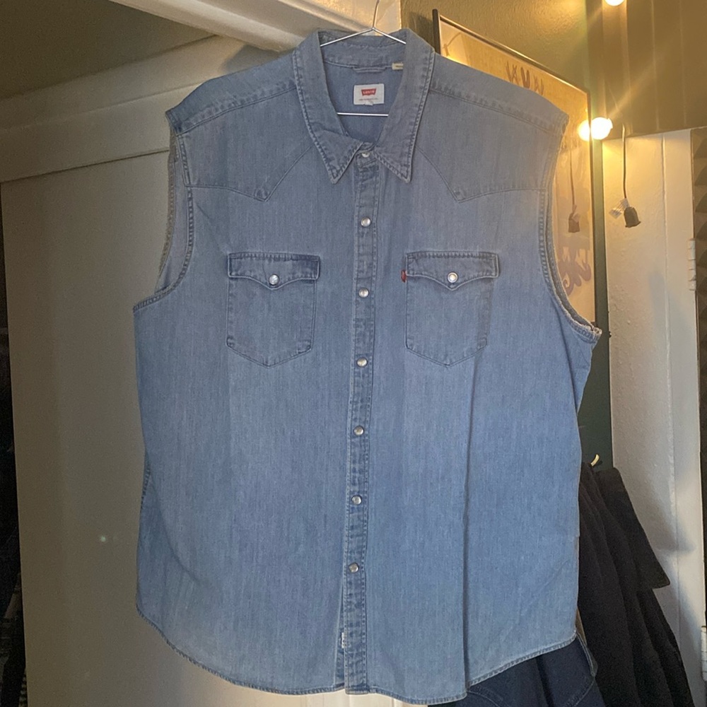 levi’s cutoff western shirt